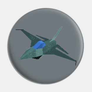 Falcon Retro - distressed Pin