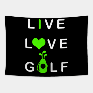 Live Love Golf Tapestry