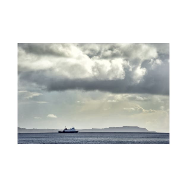 The ferry 'Argylle' making its way over the Firth of Clyde to the Isle of Bute, Scotland by richflintphoto