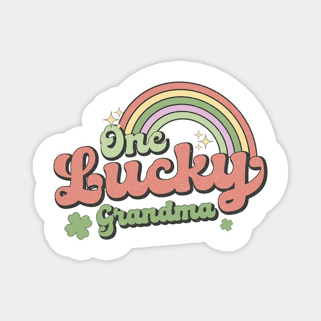 One Lucky Grandma Magnet by Stars N Stripes 