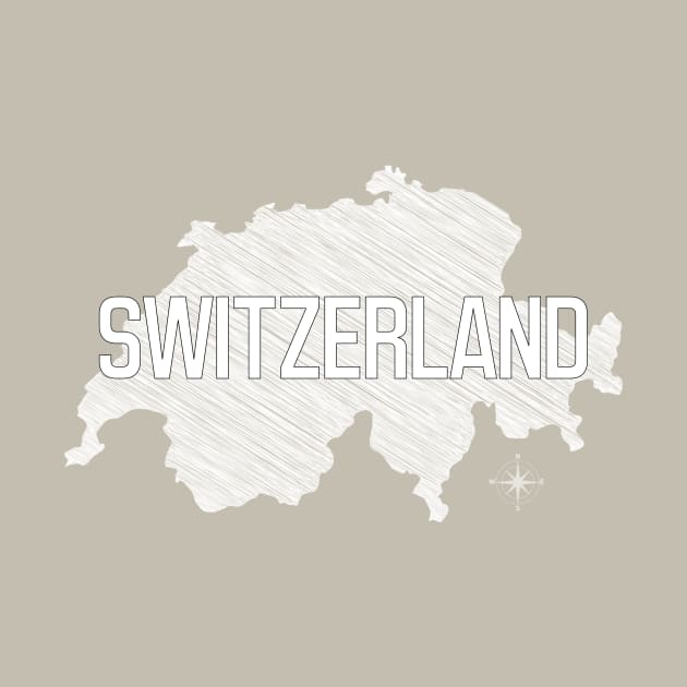 Country Wall Decor Switzerland Black and White Art Canvas Poster Prints Modern Style Painting Picture for Living Room Cafe Decor World Map by Wall Decor