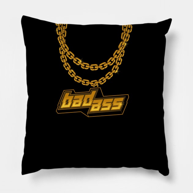 badass boy Pillow by spoilerinc