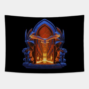 Night Castle Tapestry