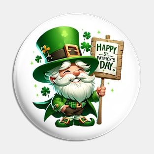 St Patricks Day Leprechaun Pin