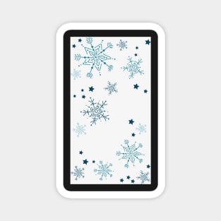 Snowflakes Pattern Magnet