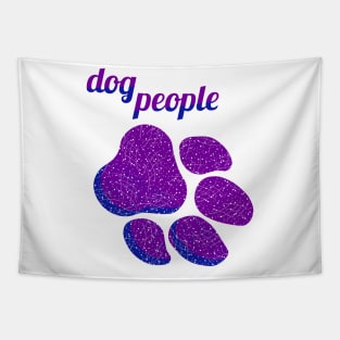 dog people - purple Tapestry