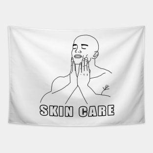 Skin Care Funny Feels Good Meme for skin care enthusiasts Tapestry