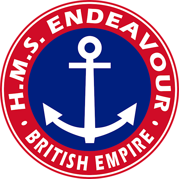 HMS Endeavour Kids T-Shirt by Lyvershop