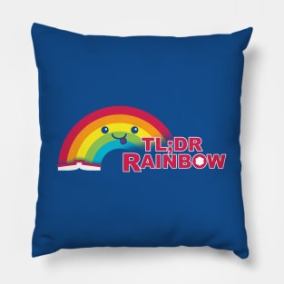 Didn't Read It Rainbow Pillow