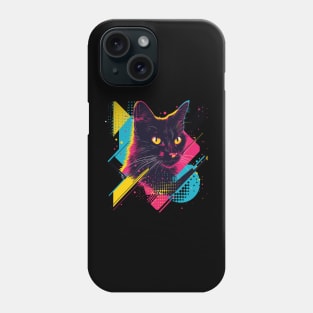 Cat Neon Pop Art Explosion Phone Case