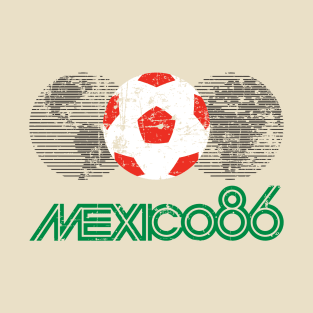 Mexico 86 - Retro Design T-Shirt