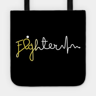 Fighter- Sarcoma Cancer Gifts Sarcoma Cancer Awareness Tote