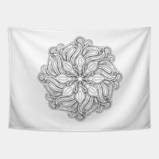 3d Monochrome Beautiful Decorative Mandala Tapestry