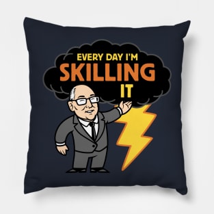 Skilling It (Skinny) Pillow