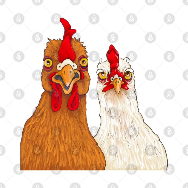 Silly Chickens by Julie Townsend Studio