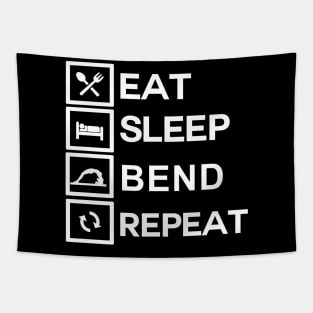 Contortionist Shirt Eat Sleep Bend Repeat Exercise Training Tapestry