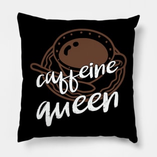 caffeine queen Pillow