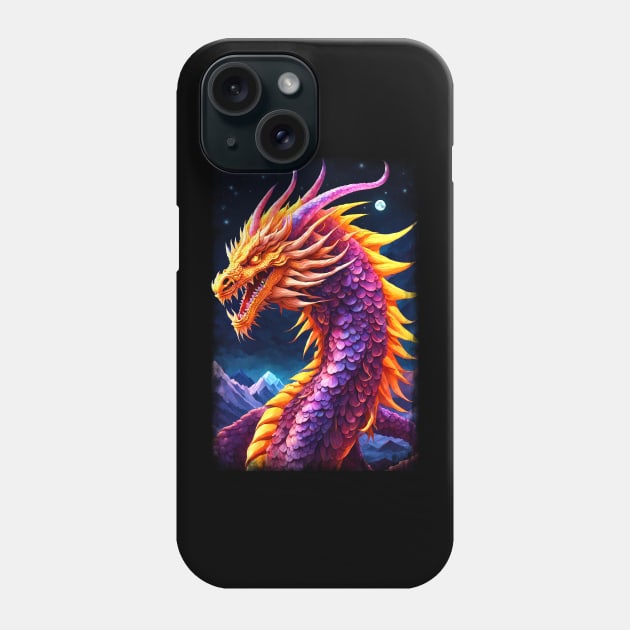 Dragon Moon 03 Phone Case by KawaiiDread