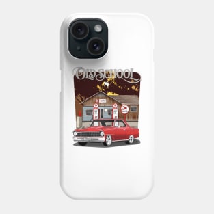 1967 Bolero Red Chevrolet Nova Old School Print Phone Case