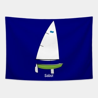 Sabot Sailboat Tapestry