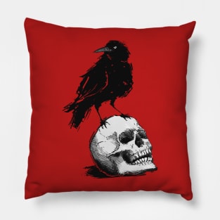 Crow & Skull Pillow