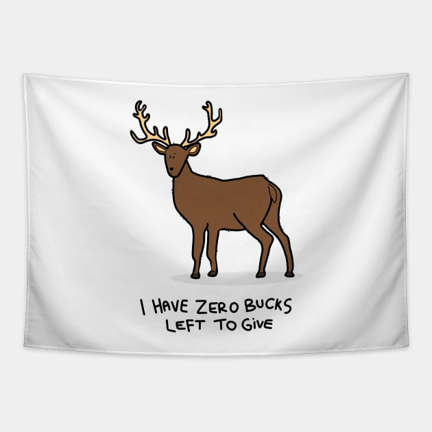 Grumpy Stag Tapestry by grumpyanimals