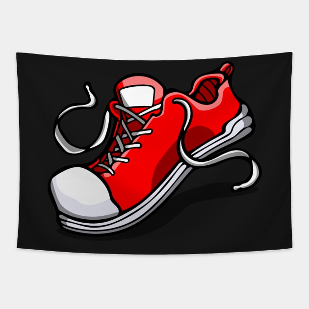 Red Shoe *RGB Collection* Tapestry by deancoledesign