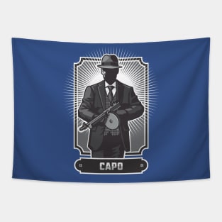 Character Metaphor- Mafia Mobster Capo 2.0 Tapestry