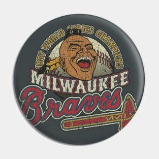 Milwaukee Braves World Champions 1957 Pin