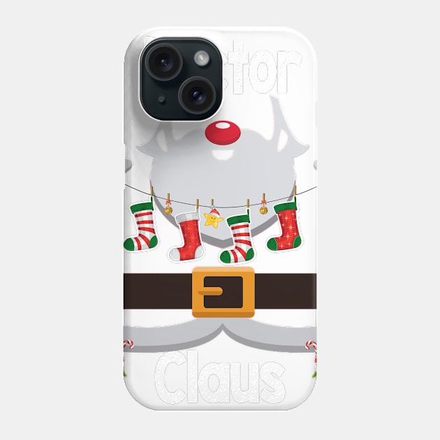 Doctor Claus Santa Christmas Costume Pajama Phone Case by johnbbmerch