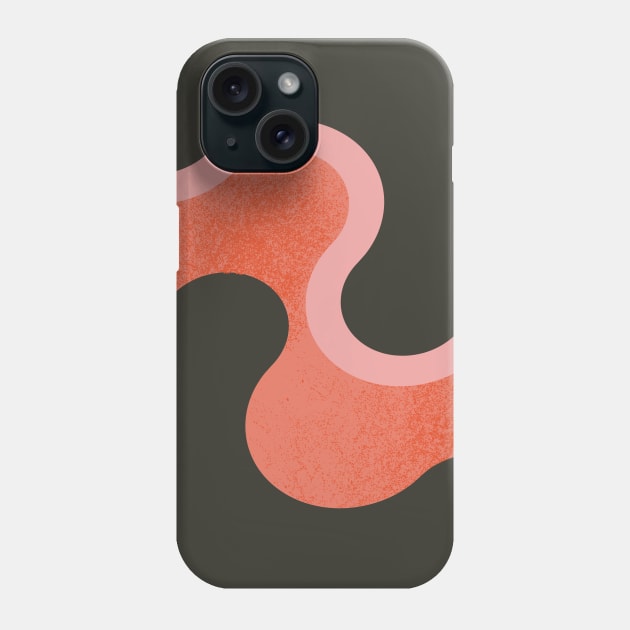 Pink geometric shape Phone Case by waltzart