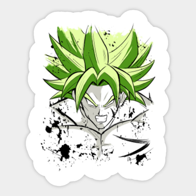 Broly Dragon Ball Super Broly Sticker Teepublic