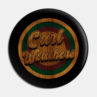 Circle Retro Carl Weathers Pin