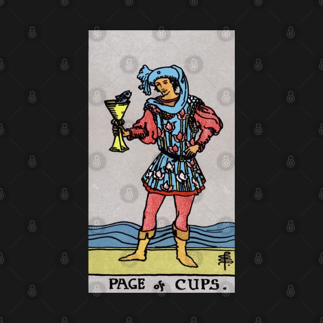 Tarot Card = Page of Cups by tetratarot