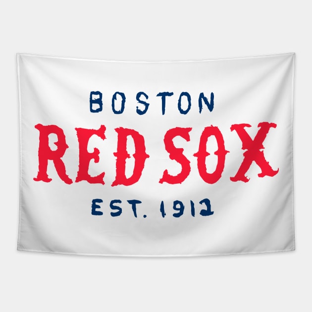 Boston Red Soooox Tapestry by Very Simple Graph
