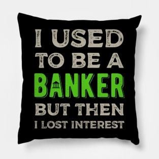 Funny  Banker Gift Pillow