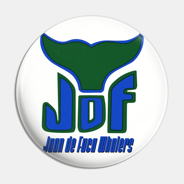 Defunct Juan de Fuca Whalers Pin by LocalZonly