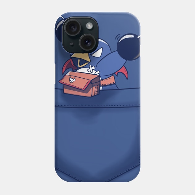 Pocket Prinny Phone Case by TechraNova