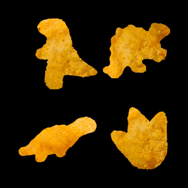 Dinosaur Chicken Nuggets by Random Galaxy