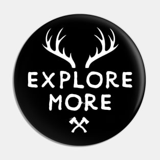 Explore More Antlers Adventure Pin