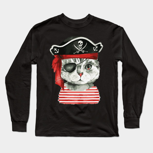 Pawrate Cat Pirate Halloween Costume Diy Eyepatch Hat White