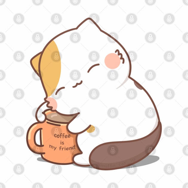 Coffee and muffin cat by @muffin_cat_ig