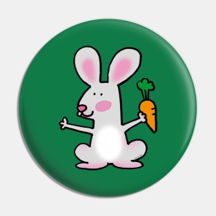 fun rabbit cartoon Pin