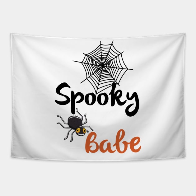 Spooky Babe Tapestry by MZeeDesigns