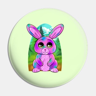 Bouncing bunny Pin