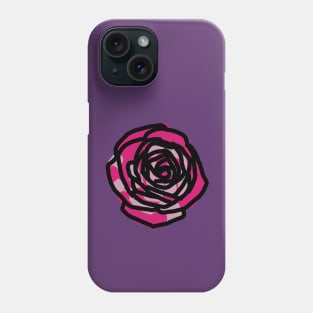 Nature Art Abstract Pink Rose Phone Case