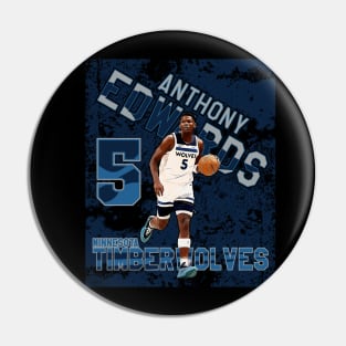 Anthony edwards // Minnesota Timberwolves Pin