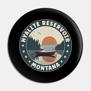 Hyalite Reservoir Montana Sunset Pin