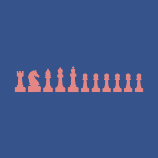 Chess pieces pink T-Shirt