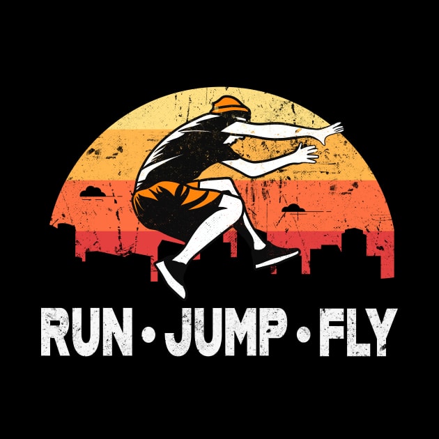 Parkour Run Jump Fly by Foxxy Merch